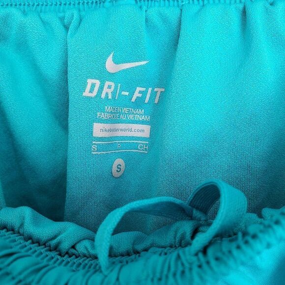 Nike Women's Dri-Fit Tempo 3" Running Shorts Teal Small NWOT - Picture 2 of 5